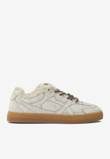 Reflections Copenhagen Suede and Shearling Low-Top Sneakers F5CPH63CREAM_2feffadb-cc50-4385-b038-0595b0e41acc