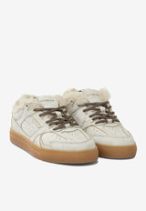 Reflections Copenhagen Suede and Shearling Low-Top Sneakers F5CPH63CREAM_2feffadb-cc50-4385-b038-0595b0e41acc