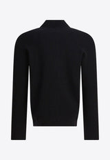 C.P. Company Zipper Wool-Blend Cardigan Black 19CLKN028A110427A999_2fd6661a-604e-471a-83e8-51334a6a26c7