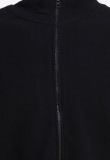 C.P. Company Zipper Wool-Blend Cardigan Black 19CLKN028A110427A999_2fd6661a-604e-471a-83e8-51334a6a26c7