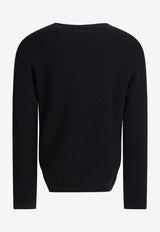 C.P. Company Wool-Blend Crewneck Sweater Black 19CLKN029A110427A999_85d3b61b-0966-4a00-8a73-b1ff7e4574e4