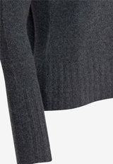 Drumohr Cashmere High-Neck Sweater Gray L4K114TL670 SMOKE_2562442f-b365-45db-827d-429617f8be2a
