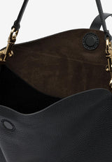 Etro Maxi Pony Leather Shoulder Bag Black WP1C0022AP386N0000_1068b70b-02a7-4796-87ca-14511513a93e