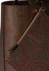 Etro Paisley Jacquard Essential Tote Bag Brown WP1D0025AA001M0019_82270