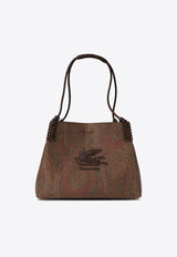 Etro Large Libra Paisley Jacquard Tote Bag Red WP1D0038AA060M0019_82267