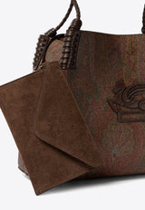 Etro Large Libra Paisley Jacquard Tote Bag Red WP1D0038AA060M0019_82267