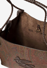 Etro Small Libra Paisley Jacquard Shoulder Bag Brown WP1D0038AA060M0019_82267