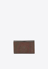 Etro Arnica Paisley Jacquard Flap Wallet Brown WP2D0004AA027M0019_82506