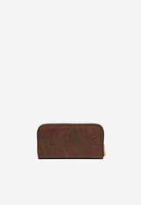 Etro Arnica Paisley Jacquard Zip-Around Wallet Brown WP2D0006AA001M0019_73b72602-2406-45ee-92f3-1a181a193e5a
