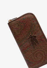 Etro Arnica Paisley Jacquard Zip-Around Wallet Brown WP2D0006AA001M0019_73b72602-2406-45ee-92f3-1a181a193e5a