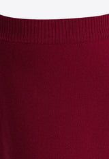 Fendi Kids Girls Embroidered Mini Skirt Burgundy JFG234AUKUF1SAY_f51cf821-58de-4a00-ac0b-b175f5117ff3