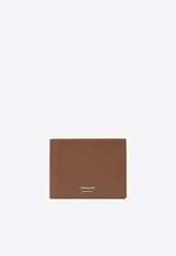 Ferragamo Florence Logo Stamp Leather Wallet Brown 0784533_82811