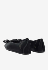 Ferragamo Vanna Leather Ballet Flats Black 0784803_4b0ae311-a18d-4e08-ac72-e5da6c8793a1