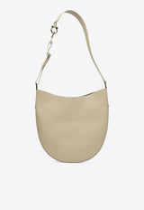 Ferragamo Medium Hobo Smile Bag Beige 0785032_82402