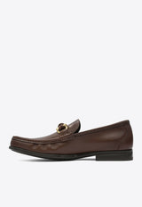 Ferragamo Alain Gancini Leather Loafers Brown 0786870_9feca7df-1bdc-4428-99a2-993159105816