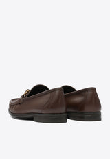 Ferragamo Alain Gancini Leather Loafers Brown 0786870_9feca7df-1bdc-4428-99a2-993159105816