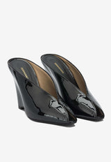 Alicia 95 Leather Wedge Mules
