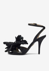 Ferragamo Ghilly 95 Flower Applique Sandals Black 0787596_ab0fd7a2-9dd7-4214-a3aa-bb975d409927
