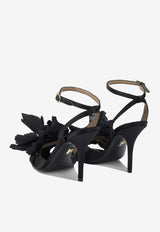 Ferragamo Ghilly 95 Flower Applique Sandals Black 0787596_ab0fd7a2-9dd7-4214-a3aa-bb975d409927