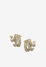 Ferragamo Triple Gancini Crystal Paved Earrings Gold 0788171_5e7ae5ba-c4fb-420d-8352-fd86867d1489