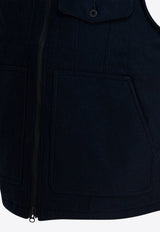 Filson Wool-Blend Zip-Up Vest Blue FMGIL0056W1091410_45d199bc-483d-407b-9c2e-182a89d1b5c8