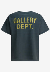 Gallery Dept. Logo-Printed Crewneck T-shirt TFL-10292LIGHT VINTAGE BLACK_2584c493-9534-4566-b61c-97e3f57649e6