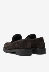 Gianvito Rossi Harris Suede Loafers Brown G2535820GOMMOKA+MOKA_5cb47018-2208-4097-954a-9fd906bbedf4