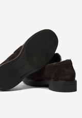 Gianvito Rossi Harris Suede Loafers Brown G2535820GOMMOKA+MOKA_5cb47018-2208-4097-954a-9fd906bbedf4