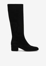 Gianvito Rossi Joelle 45 Suede Knee-High Boots Black G8010745RICBLACK_557c61aa-3063-41a3-a3a8-1dfc5ab43b03