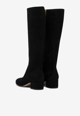 Gianvito Rossi Joelle 45 Suede Knee-High Boots Black G8010745RICBLACK_557c61aa-3063-41a3-a3a8-1dfc5ab43b03