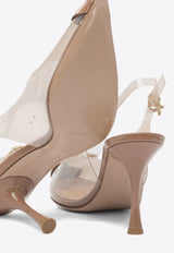 Gianvito Rossi Diana 85 PVC Slingback Pumps Pink G9554285LACPRALINE+PRALINE_64e044ab-f26a-4839-ac0d-45d767f68298