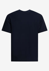 Givenchy Logo Print Crewneck T-shirt Blue BM71NK3YRS411_8b5d9610-90c1-4705-8840-3689e098a11c