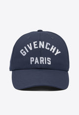 Givenchy Logo Embroidered Baseball Cap Blue BPZ0BWP0XV410_83019