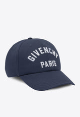 Givenchy Logo Embroidered Baseball Cap Blue BPZ0BWP0XV410_83019
