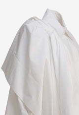 Givenchy Silk Draped Shirt White BW61H51634100_a804cc2f-c83f-4126-9da5-8db812201d43