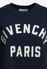 Givenchy Logo Patch T-shirt Blue BW70FM3YRS411_65dfcda0-ebf7-4339-a299-c545ce66552f