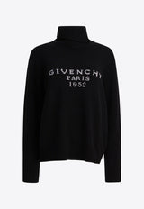 Givenchy Givenchy Paris 1952 Turtleneck Wool Sweater Black BW90VE4ZSN001_8d97fd83-f095-46a7-9f86-ecc37ac7ba22