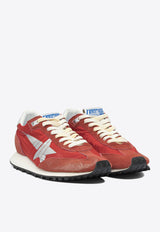 Golden Goose DB Marathon Low-Top Sneakers Red GMF00683F00549240399_ab949e9e-9f6e-4527-ae91-e424c9d5912b