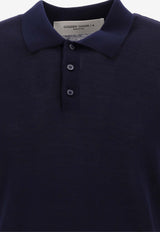 Golden Goose DB Logo Embroidered Polo T-shirt Navy GMP01412P00104150501_81983
