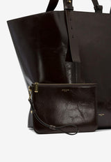 Golden Goose DB Shiny Leather Tote Bag Dark Brown GWA00694A00074955357_78db3eba-f2b0-4da7-99c2-957248a9331c