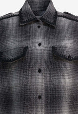 Golden Goose DB Checked Mini Dress Gray GWP02356P00215760618_4904cfd7-4901-4a4e-9bd7-e0673a662156