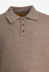 Guest In Residence Cashmere Polo T-shirt Gray M26010JMTAUP_69fb0d28-d92f-4af0-b67c-ae3c2cb7b921