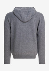 Cashmere Zip-Up Cardigan