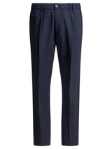 Wool Buttoned Pants