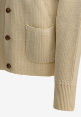 Human Made Heart Patch Wool Cardigan Beige HM30CS004WHITE_046794cb-70ff-438b-b145-4b8cf3b41cb7