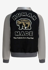 Human Made Satin Varsity Bomber Jacket Black HM30JK012BLACK_9c71dc08-2571-4799-9531-8a2efb8532c4
