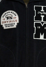 Human Made Satin Varsity Bomber Jacket Black HM30JK012BLACK_9c71dc08-2571-4799-9531-8a2efb8532c4