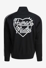 Human Made Heart Embroidered Zip-Up Sweatshirt Black HM30JK042BLACK_43746e84-9e6a-49f1-b114-d86a45b2492a