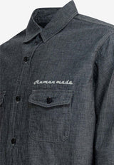 Human Made Graphic Print Long-Sleeved Shirt Gray HM30SH003BLACK_416e78f9-c650-4047-8f68-691c776bdb8a