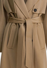 Ivy Oak Colette Ann Double-Breasted Wool Trench Coat Beige IO111143COLETTE ANNBE401_43221c4d-230d-4d88-aaf8-26410de6b607